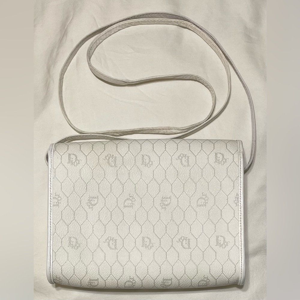 Dior White Monogram Crossbody Bag - Picture 2 of 16